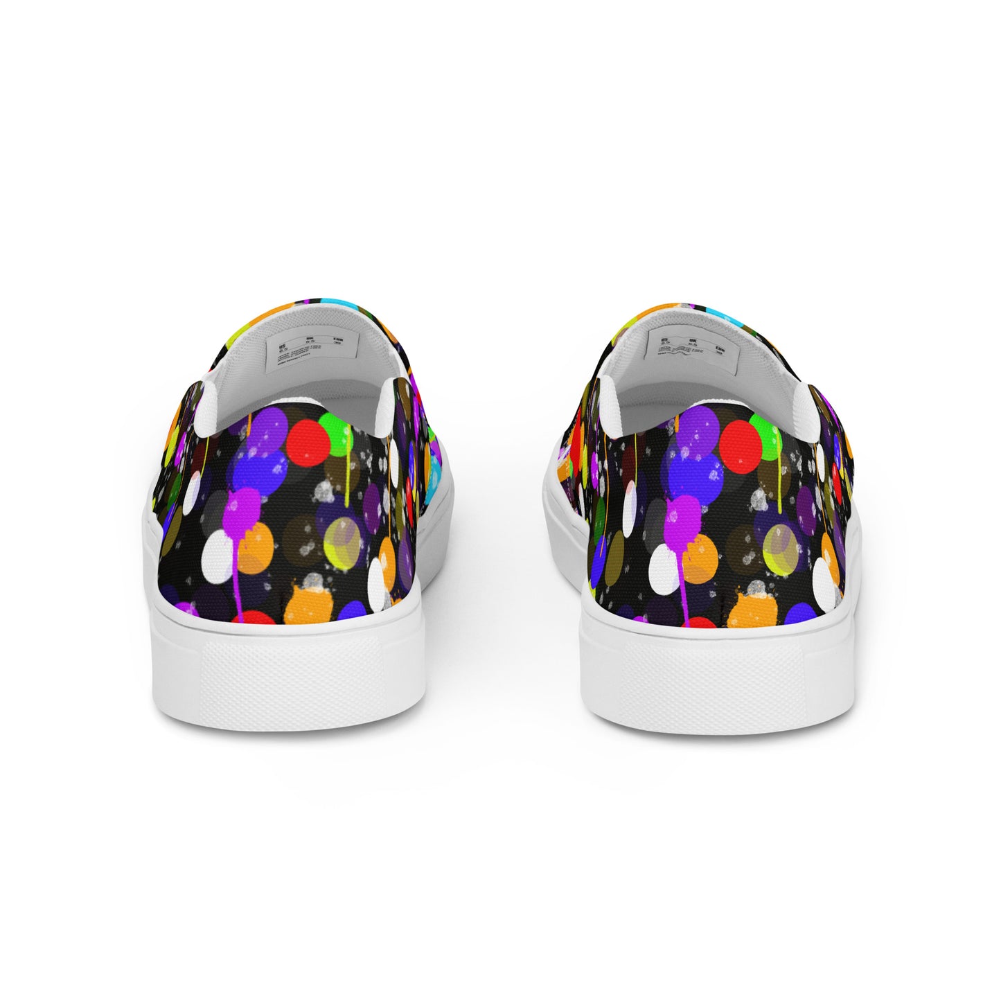 Splashing Dots Women’s slip-on canvas shoes