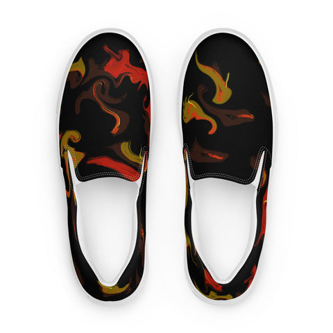 Burning Desire Women’s slip-on canvas shoes