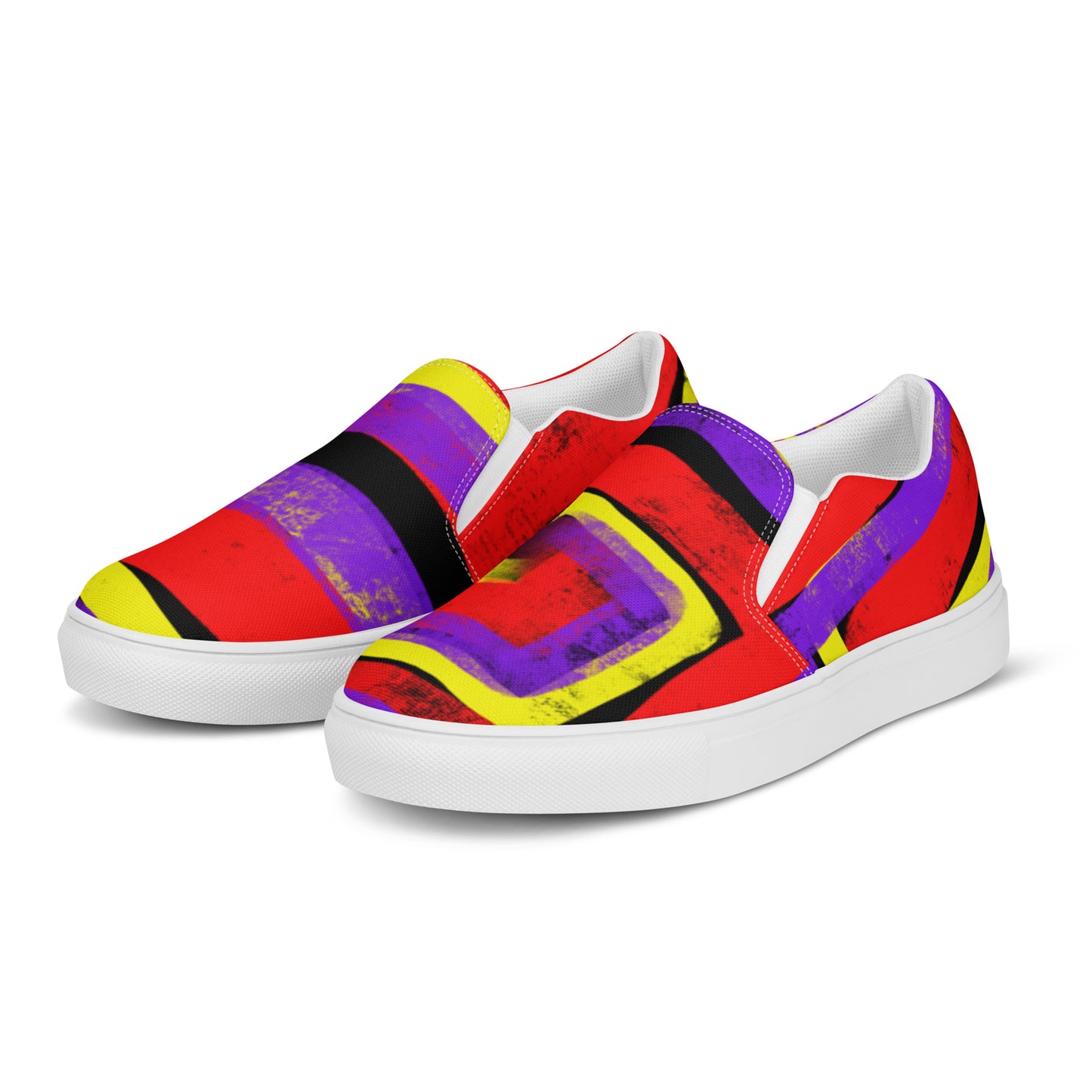 Squared In Women’s slip-on canvas shoes