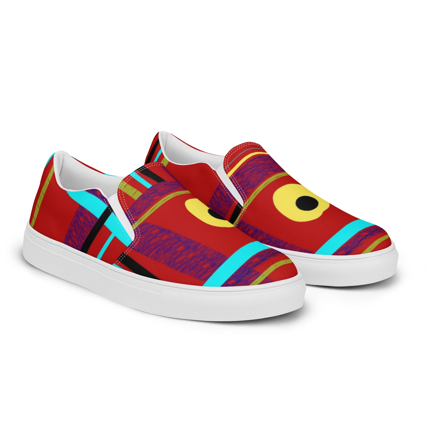 iPlaid Women’s slip-on canvas shoes