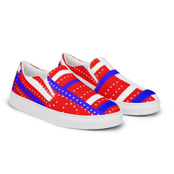 Americana Patriot Women’s slip-on canvas shoes