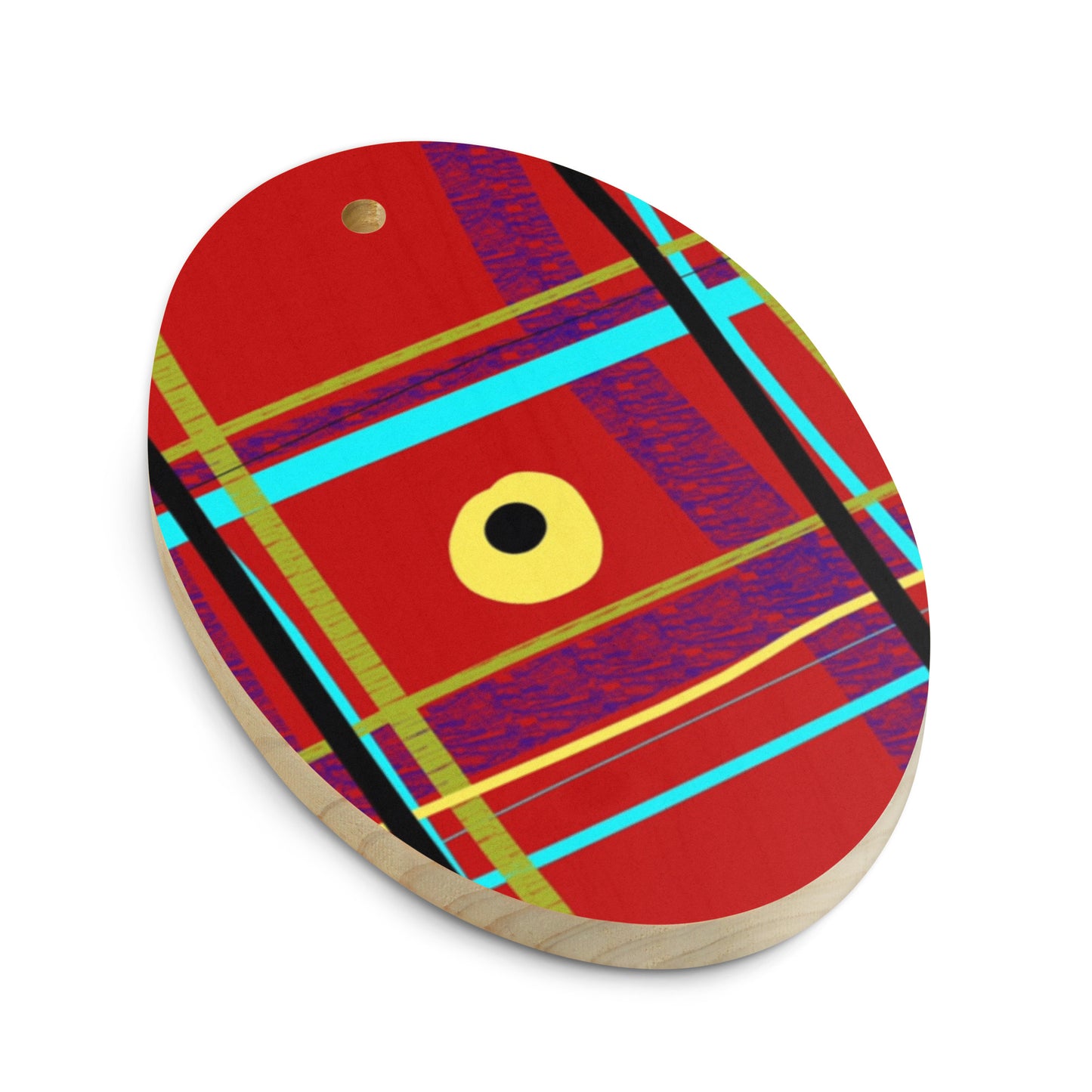 iPlaid Wooden Ornaments