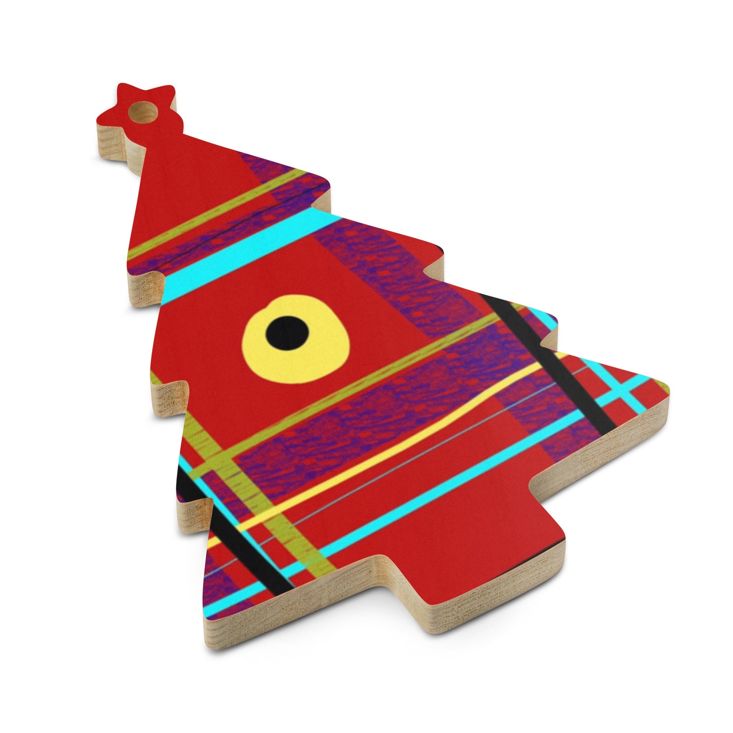 iPlaid Wooden Ornaments